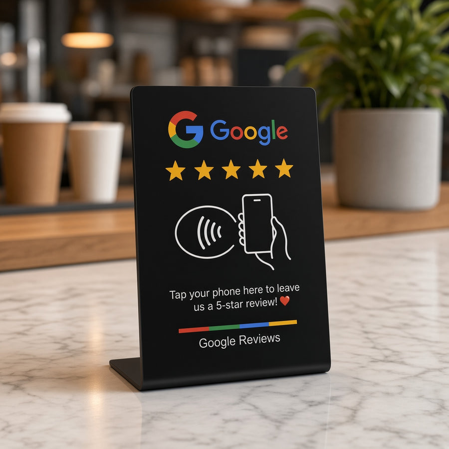 Taply NFC Google Review Display