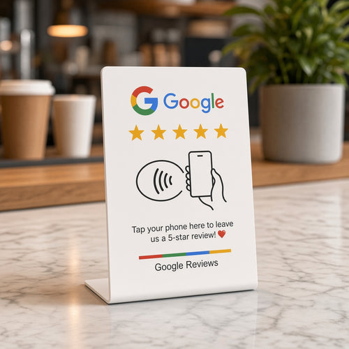 Taply NFC Google Review Display