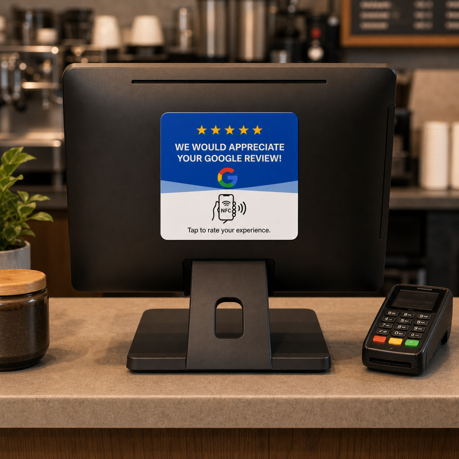 Taply NFC Google Review Display